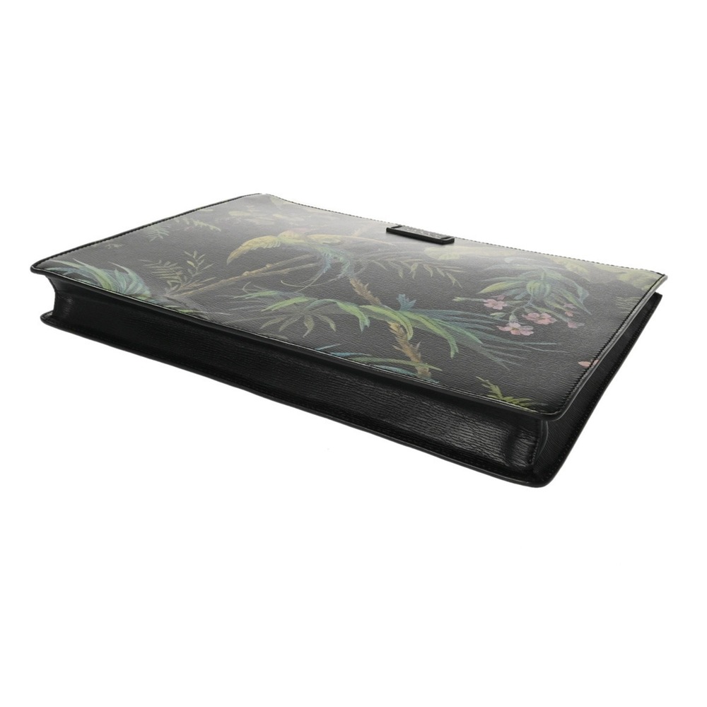 GUCCI Black Leather Clutch Bag - Picture 4 of 11